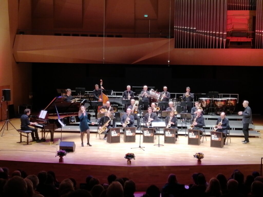 Les musiciens du Big Band 13pendant le Concert de la Sainte Cécile 2022.